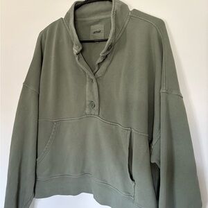 Aerie mock neck cropped sweatshirt